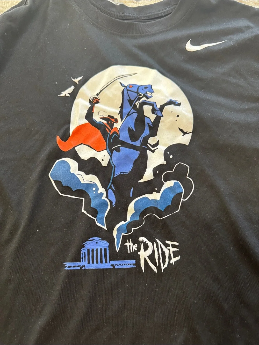 University of Virginia “the ride” Nike tee shirt
